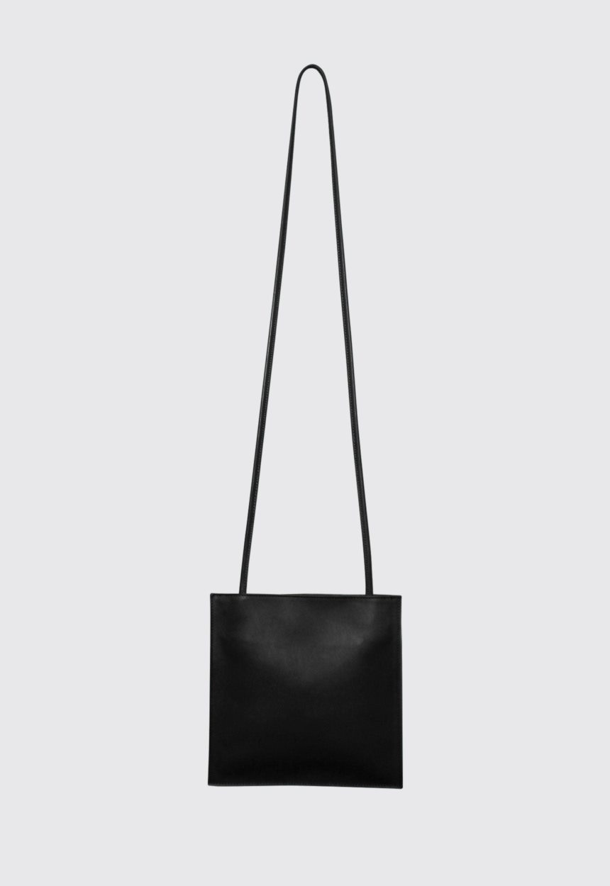 Jac + Jack A ESQUE Leather Pocket Bag - Smooth Black